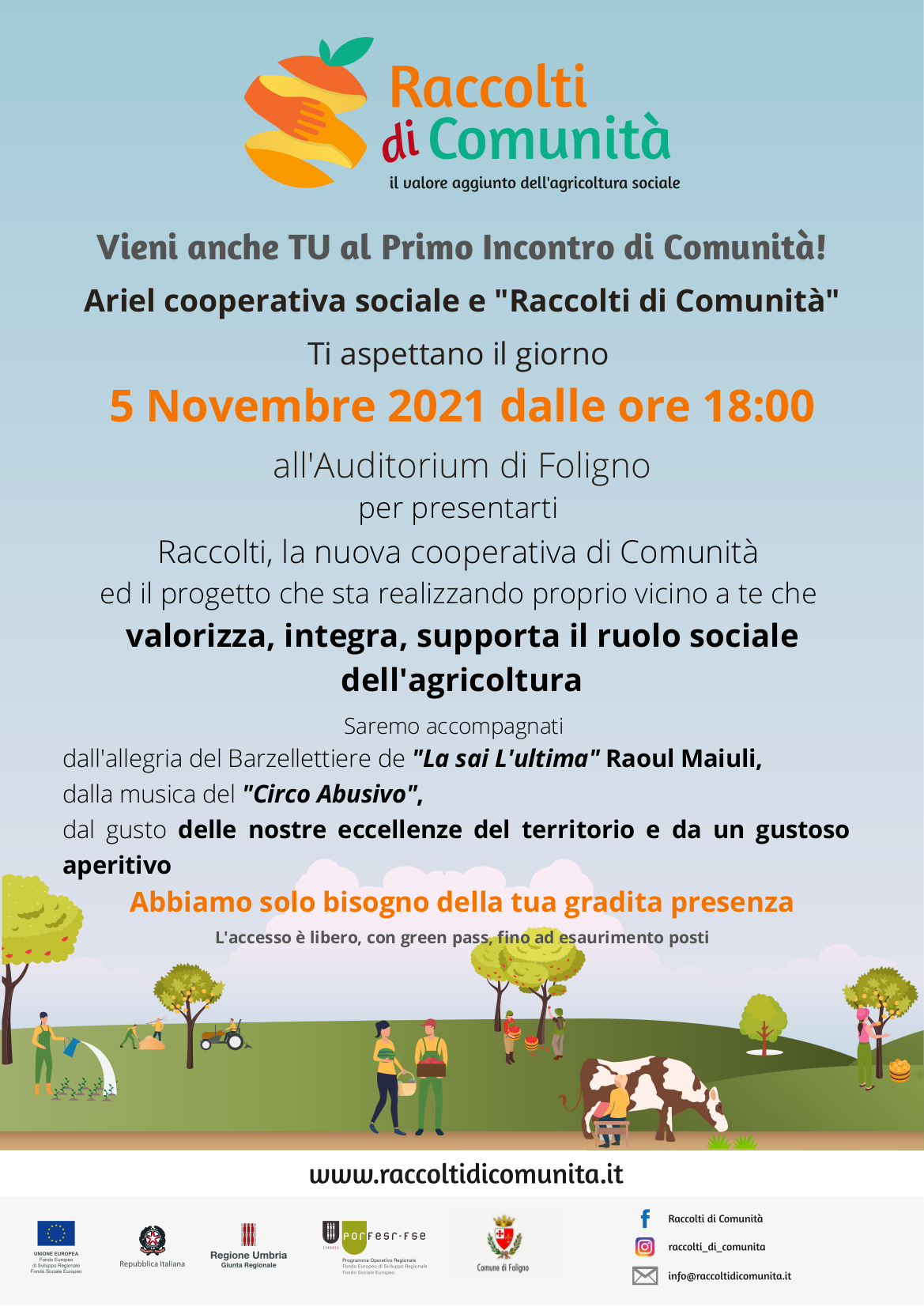 evento raccolti di comunità
