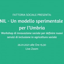 Locandina evento NIL - Un modello sperimentale per l'Umbria - Live Zoom
